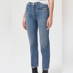 Agolde Riley Straight Crop Jeans Size 25